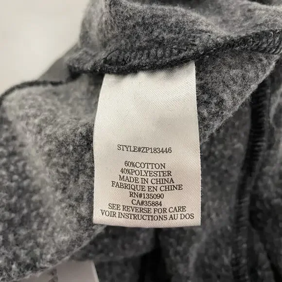 Z Supply Lace Up Jogger Women’s Size M Washed Gray Fleece Soft Tapered Ankle NEW - Picture 9 of 11